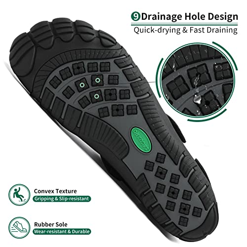 Saguaro Water Shoes Swim Beach Shoes Aqua Barefoot Shoes Quick-Dry River Wet Pool Kayak Surf Shoes For Women Men Camouflage Us 10 Men/12 Women #TOP4