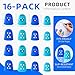 16PCS Guitar Fingertip Protector,4 Sizes Silicone Finger Tips,Anti-Slip Finger Protection Covers Caps,for Manual Sewing,Money Counting and Stringed Instruments (Pink & Translucent)