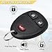 Vurkcy Key Fob Replacement for Chevy Avalanche Suburban Silverado Tahoe Express Equinox Traverse/GMC Sierra Yukon Savana Acadia/Enclave Escalade H2 Outlook, OUC60270 OUC60221 2A4RX-J10, 3 Btn, 2Pcs