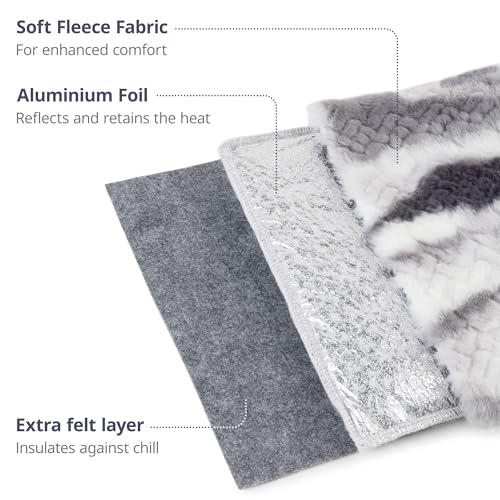 Cat Window Bed 60 x 24 cm, Cat Window Hammock, Sill Non-Slip Pet Self-warming Mat for Windowsill, Self Heated Pet Blantket Machine Washable - Image 5
