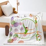 Himlaya Manta Felpa de Sofá Reversible Cobijas de Invierno Grandes Infantil Adulto Impresión de Panda 3D Bedding Manta de Felpa Suave Oficina Mantas de Cama (120x90cm,Gimnasia rítmica)