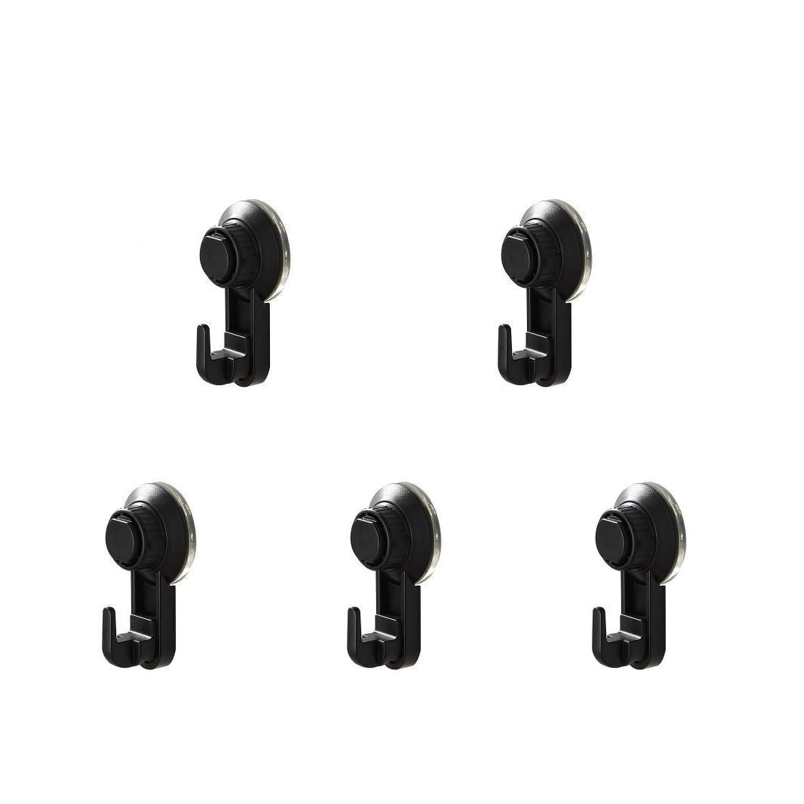 Generisch Superstarker Mehrzweck-Vakuumhaken for die Wand, wasserdicht, for Zuhause, Handtuch, Küche, leistungsstarker Saugnapf-Haken, Badezimmer-Werkzeug, schlagfrei(B 5pcs)