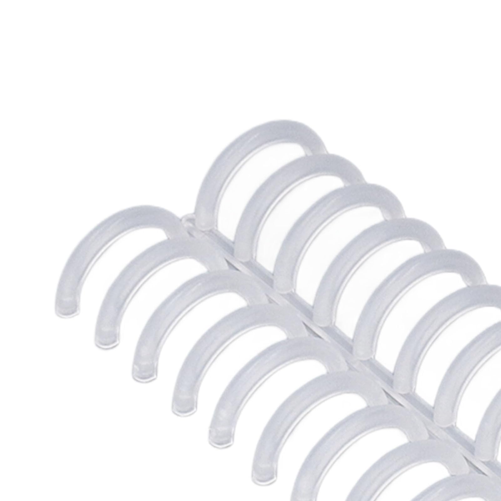 Bindekamm aus Kunststoff, 30 Ringe, Hohe Kapazität, Anpassbare Länge, A4, B5, A5, 150 Blatt, PP, 30er-Pack Spiral-Buchbinder für Notizbücher, Tagebücher, Kalender mit Ruhigen