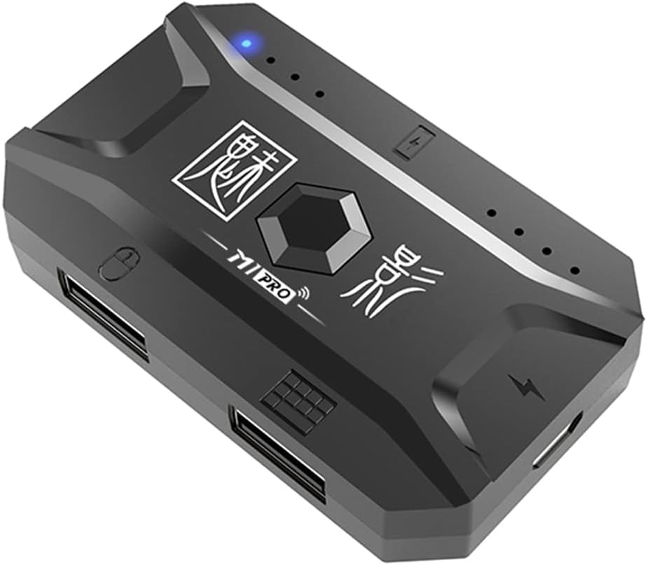 Converter, M1 Pro Keyboard Mouse Converter Portable Mobile Game Keyboard and Mouse Adapter BT5.0 Connection Support Android System