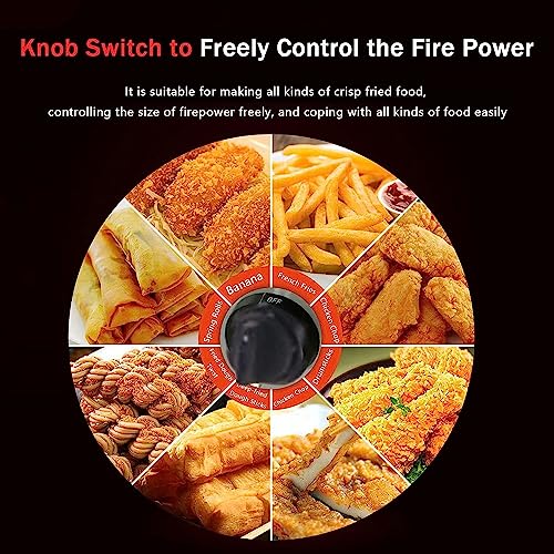 Frittierte Maschine Kommerzielle Arbeitsplatten-Fritteuse mit Propangas, Fettfritteuse aus Edelstahl mit abnehmbarem Korb, Buffet-Lebensmittelerhitzer aus Edelstahl mit Tank für Zuhause, Res – Bild 7
