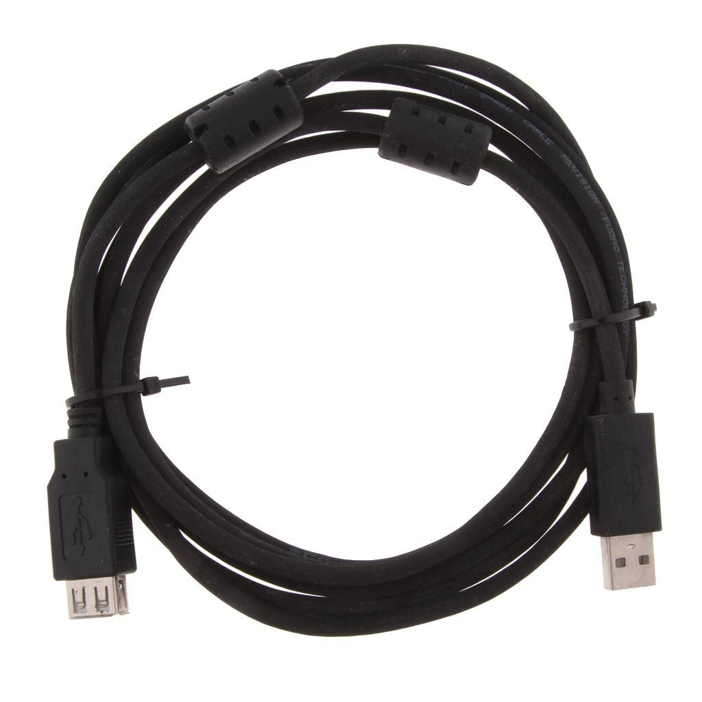 UJEAVETTE High-Speed USB 2.0 Am-Af Extension Data Cable for Mouse Card Reader 3M