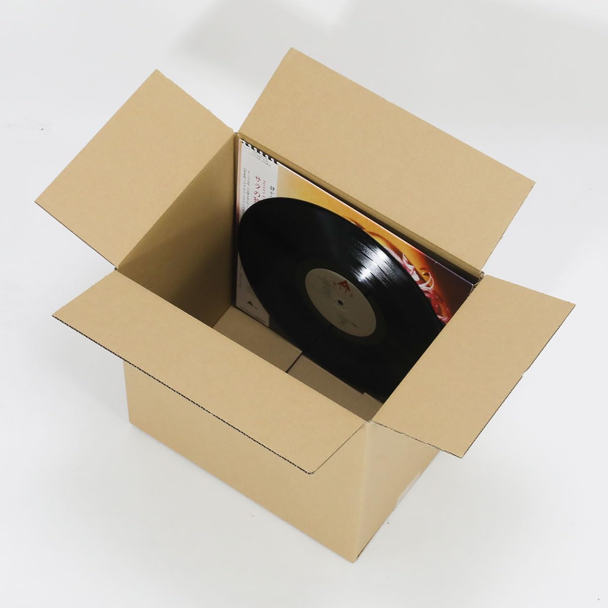 邦楽ＬＰレコード １２枚セット Amazon.co.jp: VillageBox ダンボール箱 LPレコード50枚収納 10枚