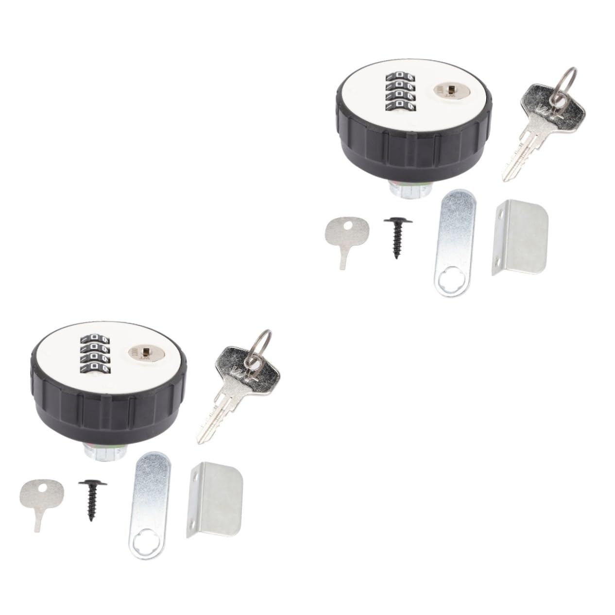 2piezas Cerradura De Combinación Mecánica De Zinc Para Armarios De Gimnasio Bloqueo Seguro y Portátil Para Taquillas y Muebles Protección Contra