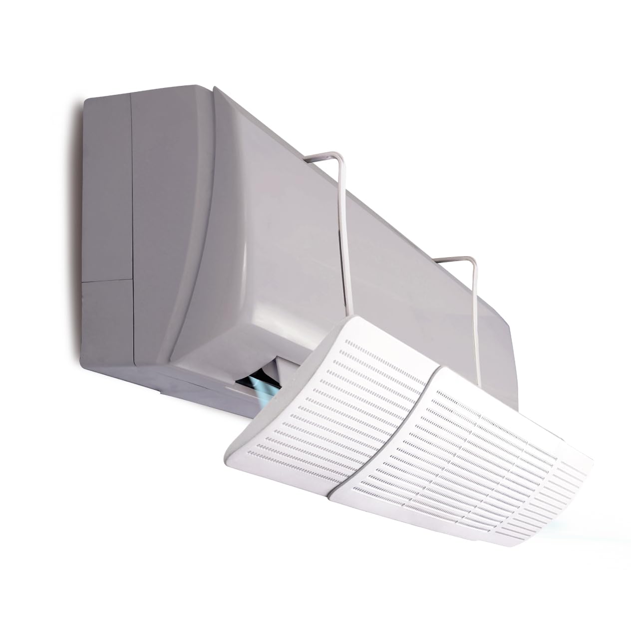 AR DEFLECTOR, DEFLETTORE PER CONDIZIONATORE UNIVERSALE, REGOLABILE, PER CONDIZIONATORE DA PARETE PER CASA/UFFICIO/CAMERA/SOGGIORNO, BIANCO