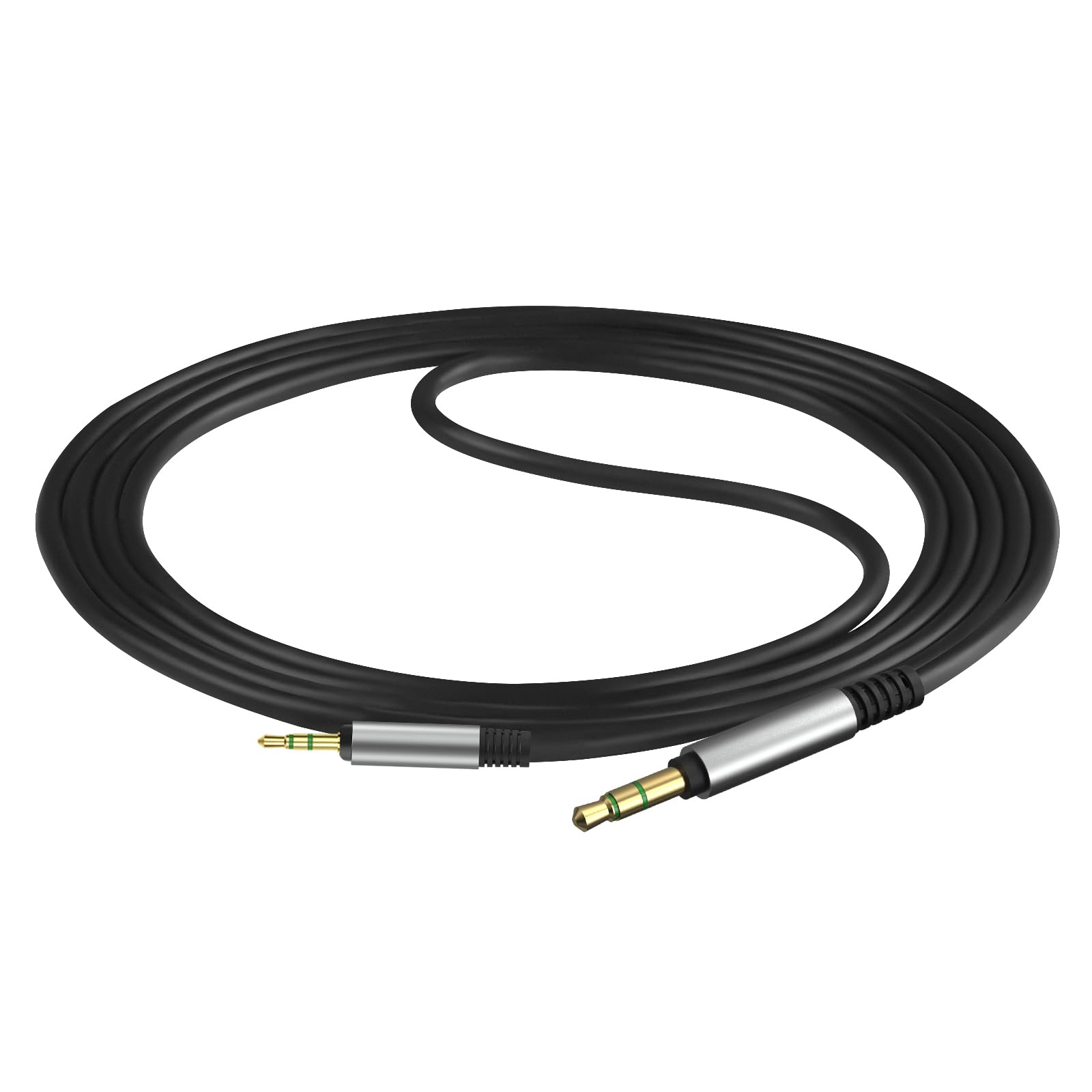 Geekria Audio Cable Compatible with QuietComfort, QC Ultra/SE/45/35 II/3, NC700 Headphones, 2.5mm to 3.5mm Replacement Stereo Cord (Black 5.6 ft/1.7 m)