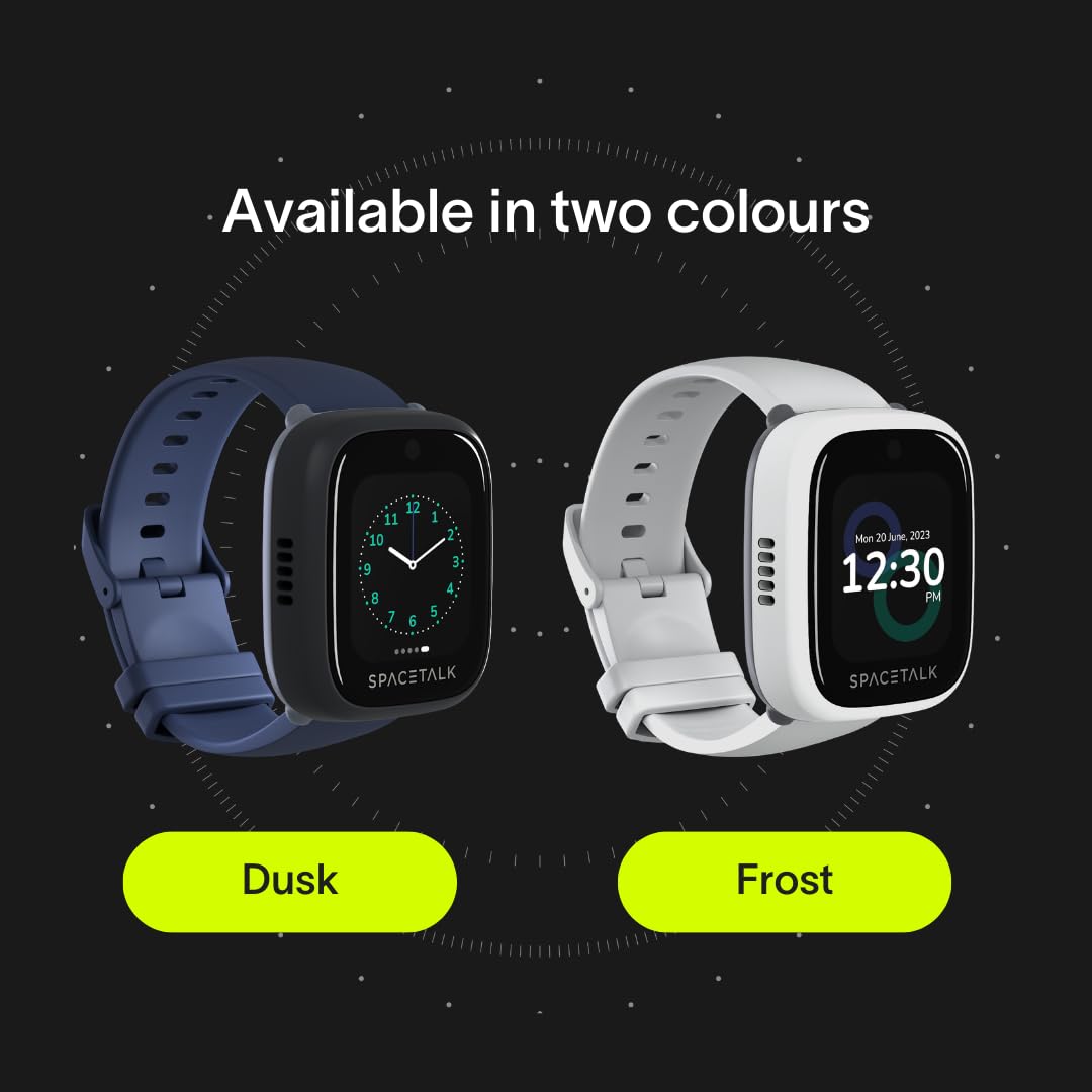 SPACETALK Loop Smartwatch: libertà e sicurezza a tutte le età, richiede nano SIM con abbonamenti alle app chiamate/SMS/dati, localizzatore GPS 4G, chiamate vocali, SMS e chat, zone sicure, SOS di