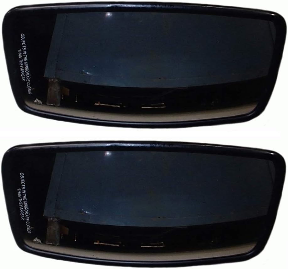 RAParts (2) 9" x 16" Replacement Heavy Equipment Mirrors for Loaders Excavators Dozers Fits CAT Fits John Deere Fits Volvo Fits JCB Fits Ford