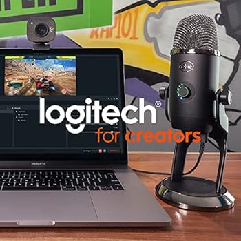 Logitech for Creators Blue Yeti X USB Microphone for Gaming