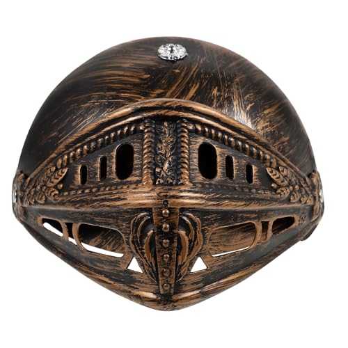 POPETPOP Casco Soldado Decorativo Infantil Ligero y Transpirable para Disfraz de Cosplay Fiesta Medieval Estilo Romano