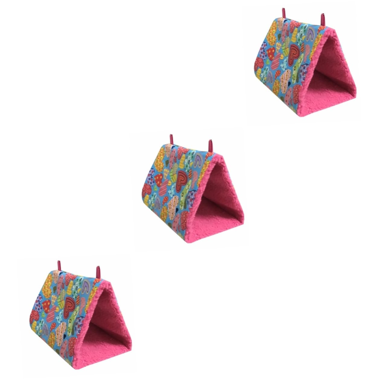 BESPORTBLE 3 Uds Cama De Escalada para Loro Hamaca Cálida para Pájaros Cama para Loros Cama para Pájaros Hamaca para Pájaros Cama Invierno Cálido Pájaro Cabaña para Pájaros Hamaca para