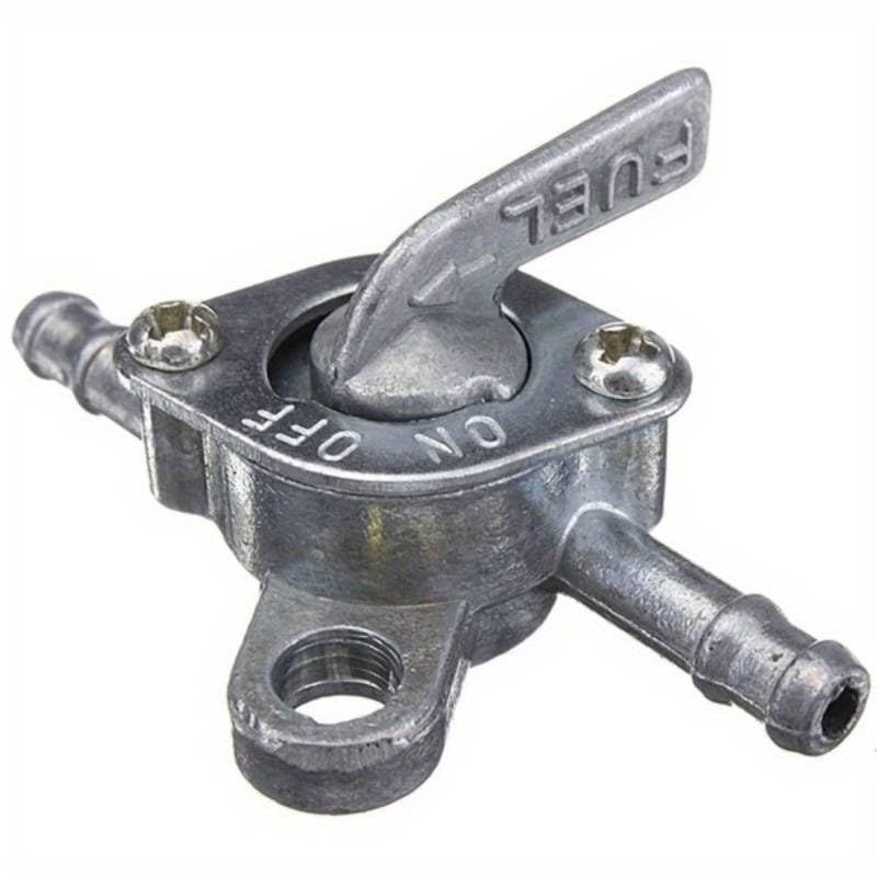 AUTOZOCO Válvula De Gasolina Universal para Motores De Combustión, Llave Combustible, Grifo del deposito de Gasolina, Válvula Gasolina para Motocicleta, ON/Off, Cierre Tanque, 6 mm