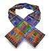 Laurel Burch Dog Tails Patchwork Classic Silk Scarf