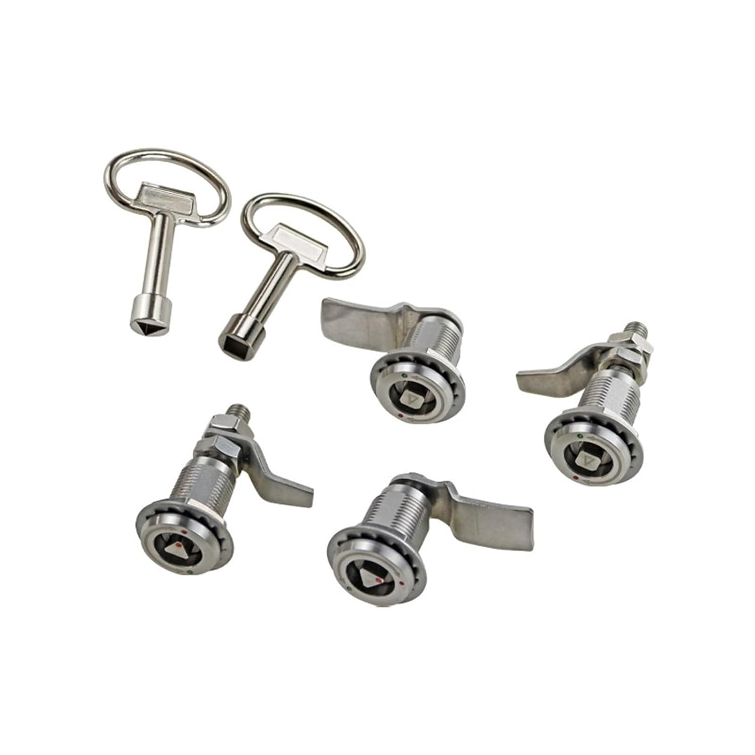 Cylindrical Tongue Lock Electrical Cabinet Industrial Equipment Chassis Iron Box Door 1Pcs(Adjustable-3)
