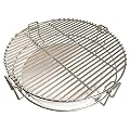 Cmanzhi S24 (1-Pack) Cooking Grate System Grilling Accessory for Weber 22" Kettle Grill and Other Similar Size Kettle Grills