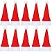 Shappy 20 Pack Mini Santa Christmas Hats for Dinner Table Cutlery Holders