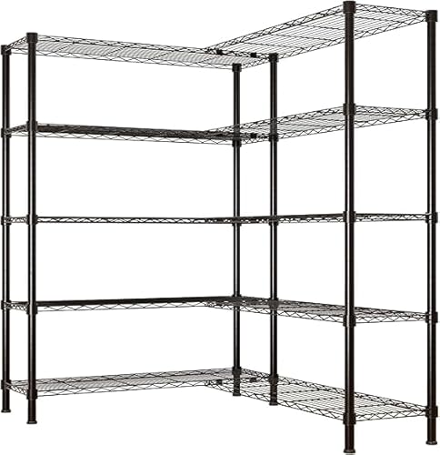 WZONICE98 5 Tier Storage Shelves Standing Shelf Units NSF Wire