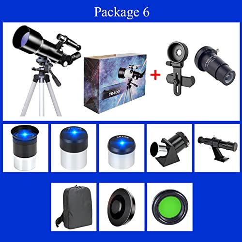Telescopio con apertura de 70 mm para astronomía miniatura 2