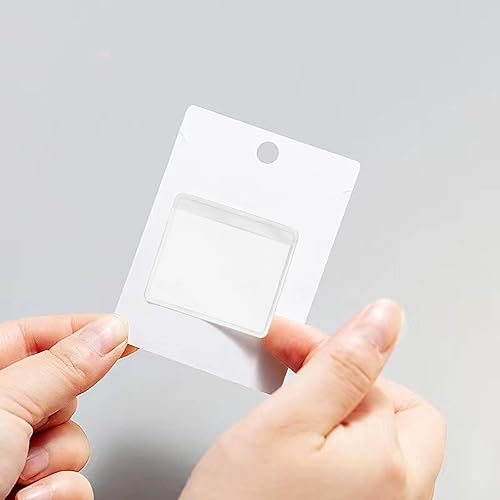 Miniatura 5 de Honbay 200 bolsas de cadena autoadhesivas para collares, bolsas de joyería con bolsillos para sostener cadenas sueltas, suministros de joyería