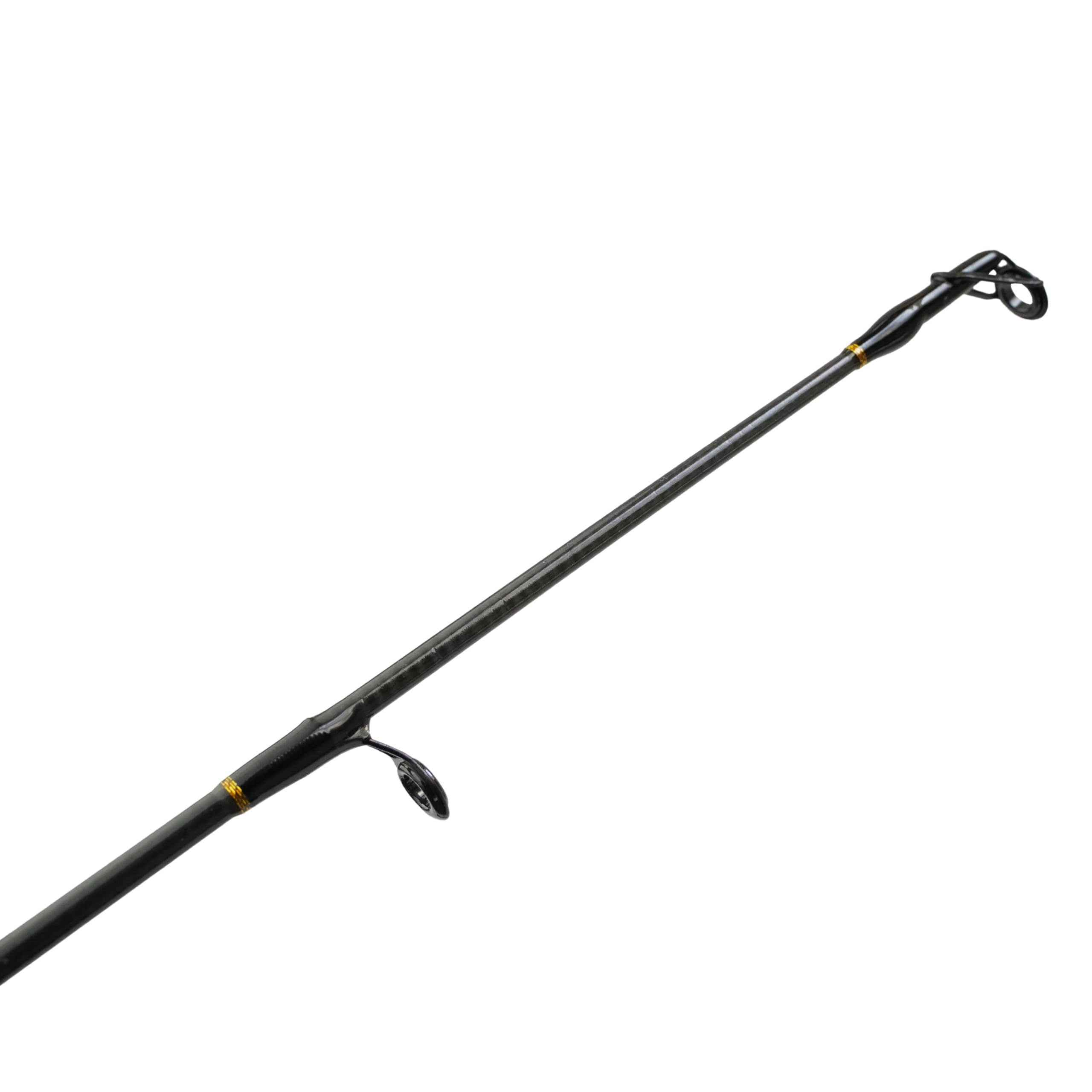 DLT Copperhead - 2,60m - Wolfsbarschrute - Schwarz - Carbon - Solider Rollenhalter inklusive