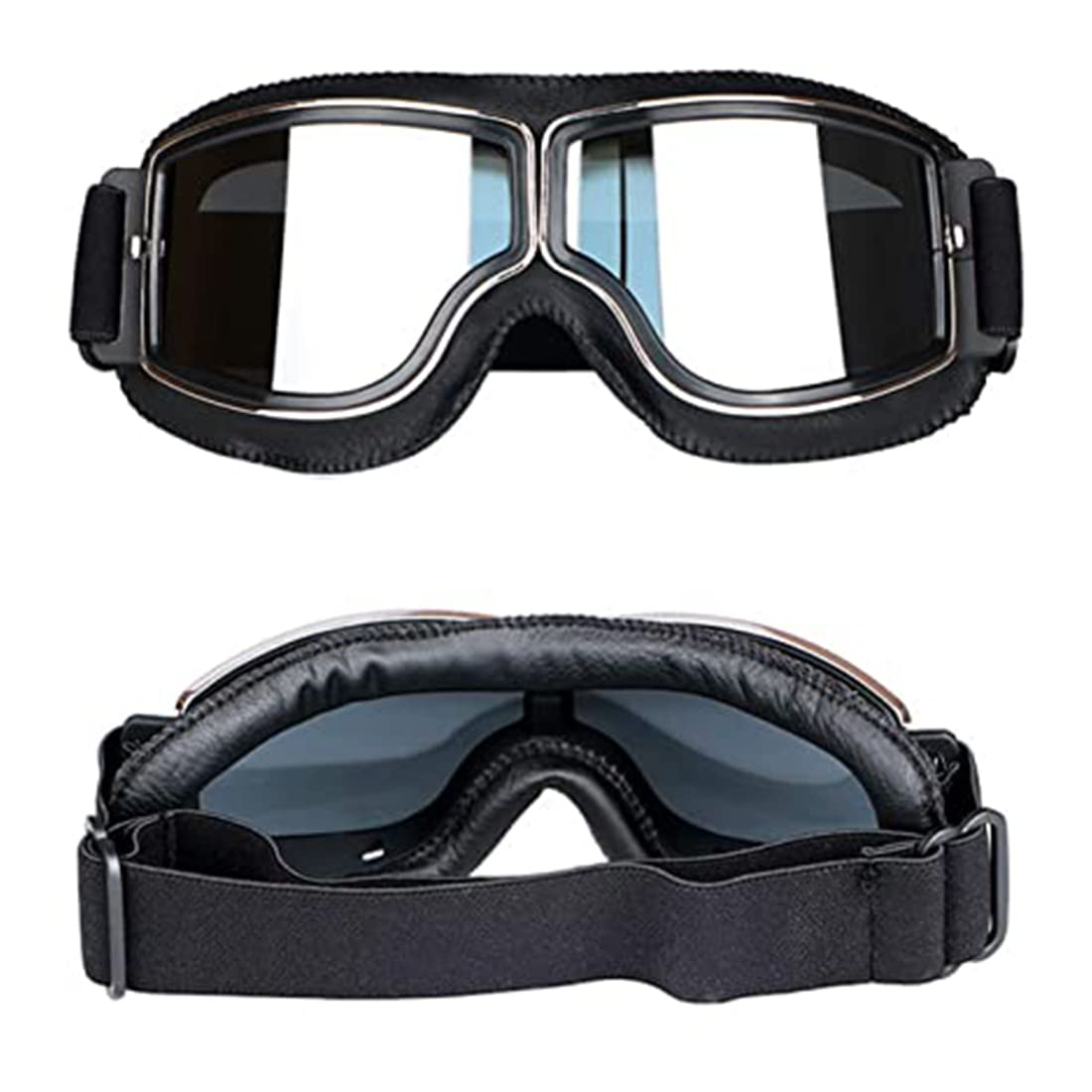 Amacoam Gafas de ciclismo resistentes al viento para motocicleta y deportes de bicicleta