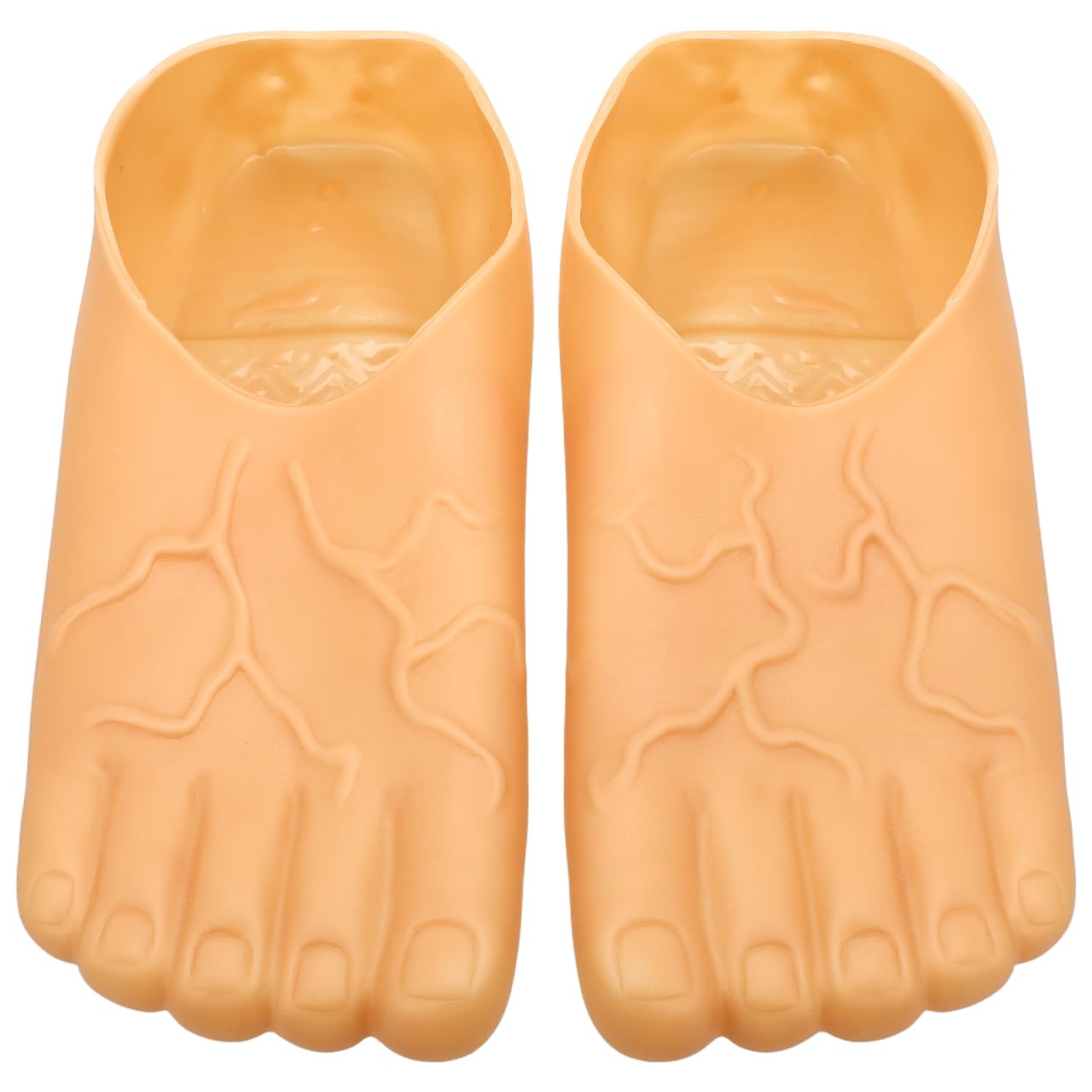 ABOOFAN 1 Pair Giant Shoe Covers Giant Feet Covers Tiny Stuff Masquerade Giant Cosplay Props Funny Shoes Big Toe Slippers Prom Props Halloween Party Supplies Apparel Plastic Large