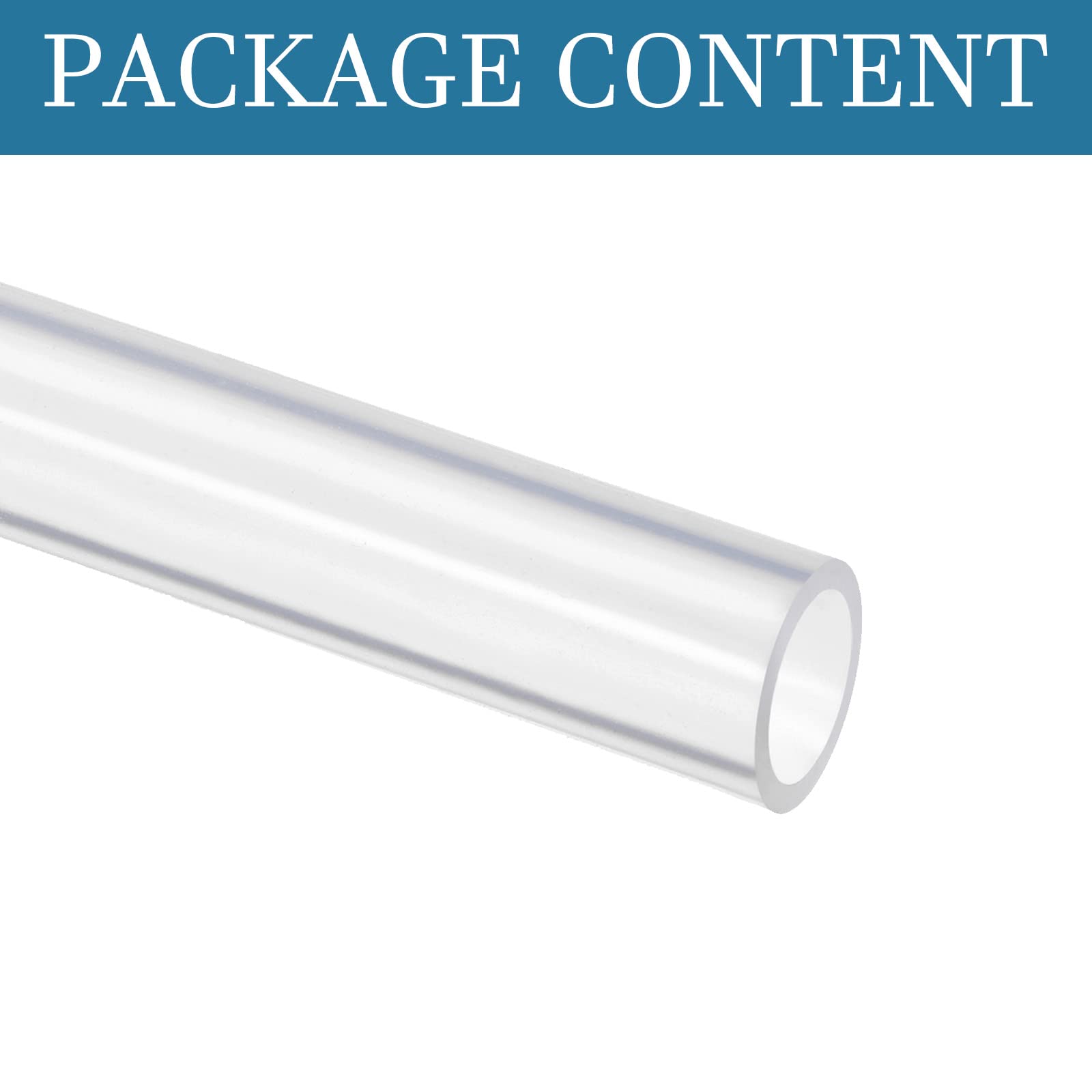 QUARKZMAN 14mm x 18mm 1m Silicone Tube Transparent Haute Température Résistant pour Industriel et Électronique Équipement et Eau Tubes