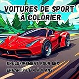  VOITURES DE SPORT À COLORIER