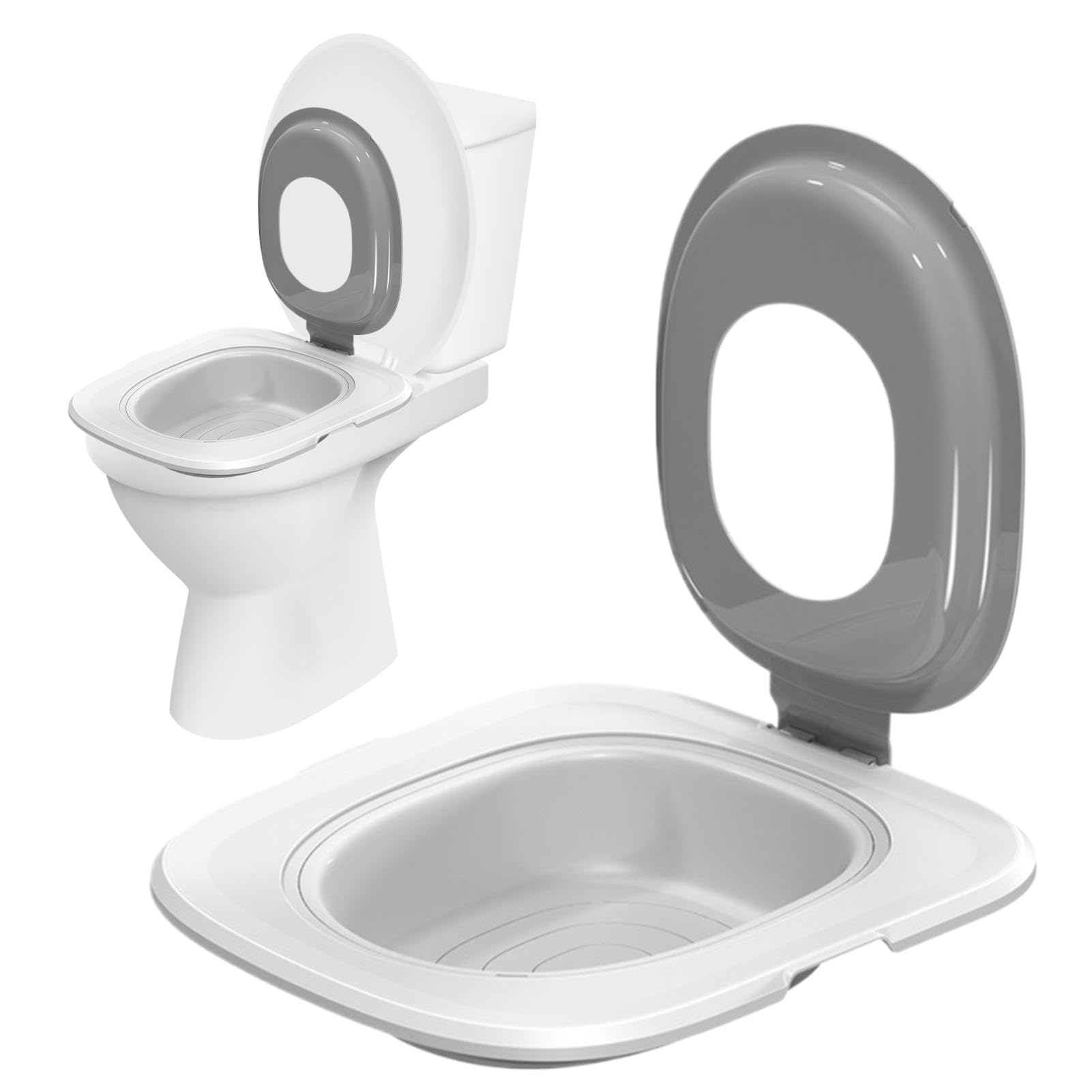 Siège de toilette pour chat et entraîneur réutilisable écologique