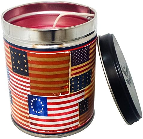Our Own Candle Company Mulled Cider Scented Candle in 13 Ounce Tin with a Trick or Treat Halloween Label