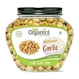 HILLS ORGANICS Kashmiri Garlic (Lehsun) - 500G |100% Fresh & Natural Organic Single Clove Garlic |Snow Mountain Garlic | Allium Sativum - Jar Pack
