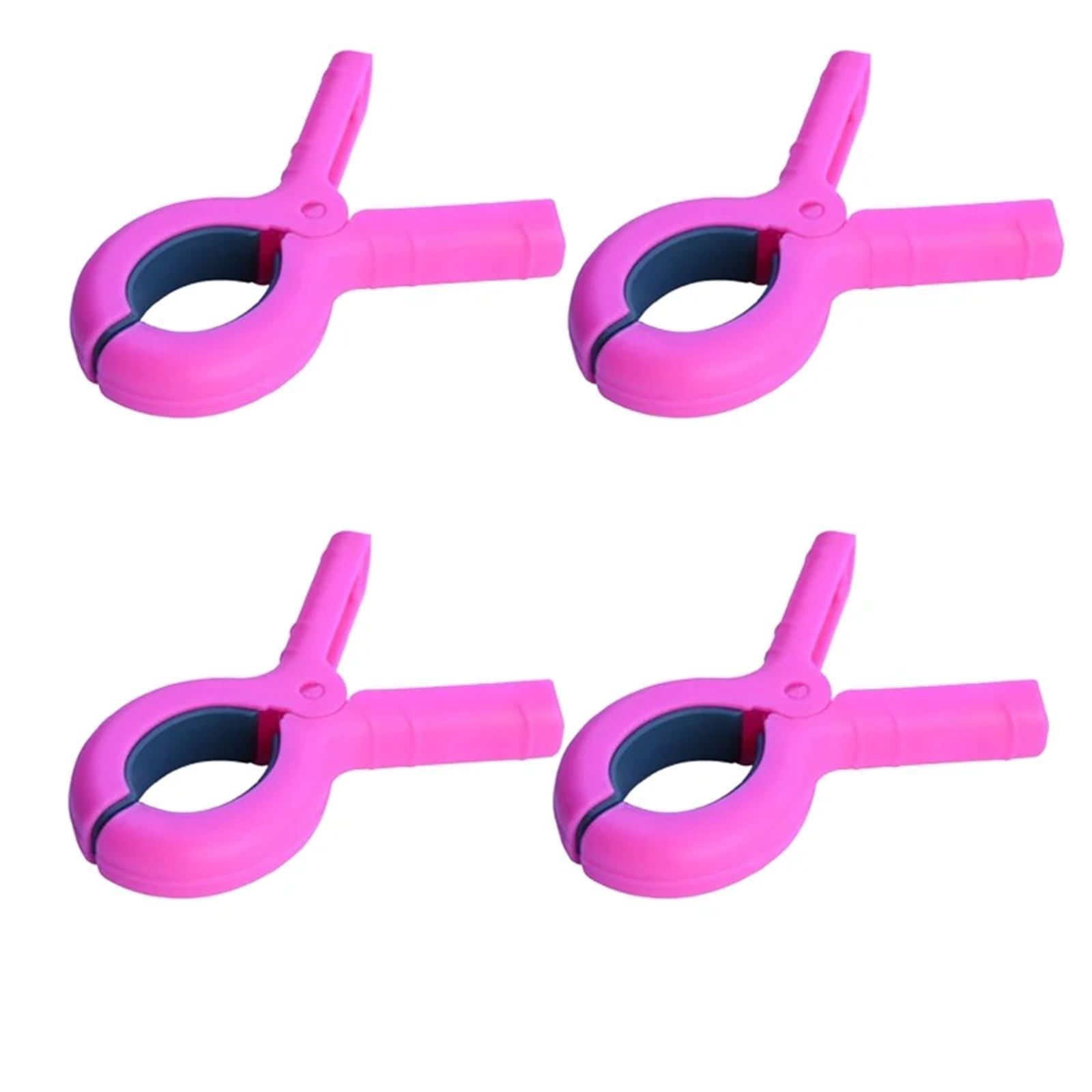 Beach Towel Clips 2/4pcs Plastic Clothes Pins With Strong Anti-Rust Springs Heavy Duty Beach Towel Clips Laundry Clothespins To Keep Your(4pcs pink)