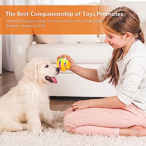 Interactive Dog Ball Toy Smart Tennis Pets Chew Toys Electric Launcher Durable Automatic Rolling Balls for Dogs Cat Bouncing Busy Ball for Smalllarge Pet yellow Automatic  Cucciolini Doodles Interactive dog ball toy smart tennis pets chew toys electric launcher durable automatic rolling balls for dogs cat bouncing busy ball for smalllarge pet yellow automatic   cucciolini doodles