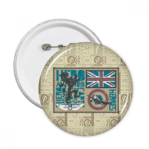 Badge rond Capitaine Lion pour veste en jean et sac à dos lors des sorties urbaines