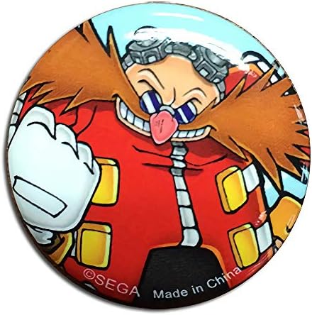 Great Eastern Entertainment Sonic The Hedgehog Dr.Eggman Button, 1.25" image 2