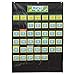 Deluxe Calendar: Black Pocket Chart