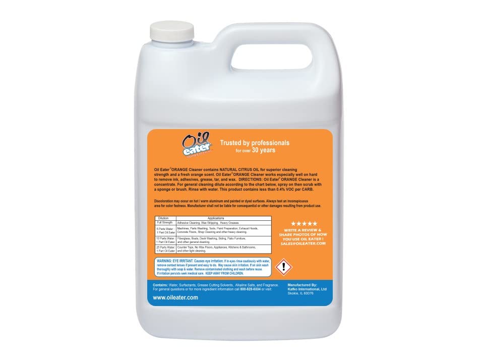 Oil Eater Orange Degreaser Concentrate 1 Gallon