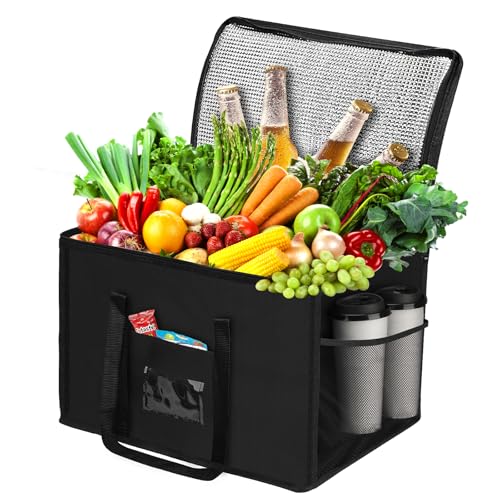 Waflyer Kühltasche, Wiederverwendbare Faltbar Einkaufstasche, Groß Picknicktasche, Robuste Isoliertasche, Thermotasche f...