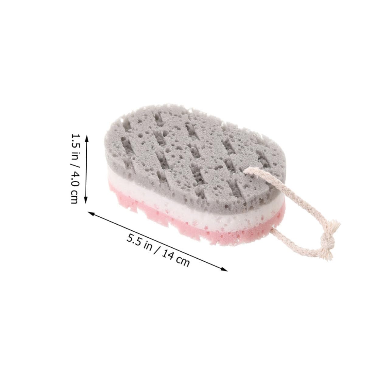 FRCOLOR 18piezas Esponjas Exfoliantes Reutilizables Para Cuerpo De Para y Exfoliación Profunda