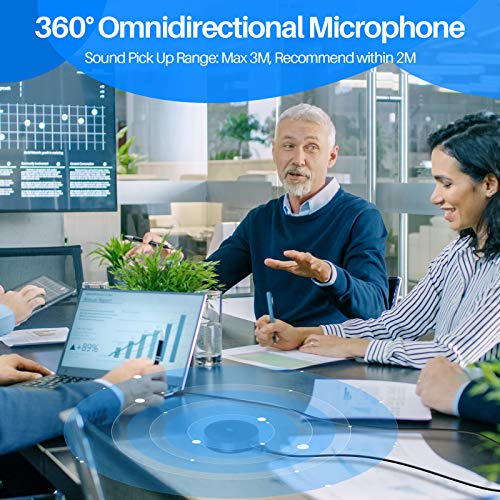 PAIRIER USB Mikrofon für Konferenz Plug & Play für Computer Laptop kompatibel mit Mac OS Windows PC für Videokonferenz… – Bild 6