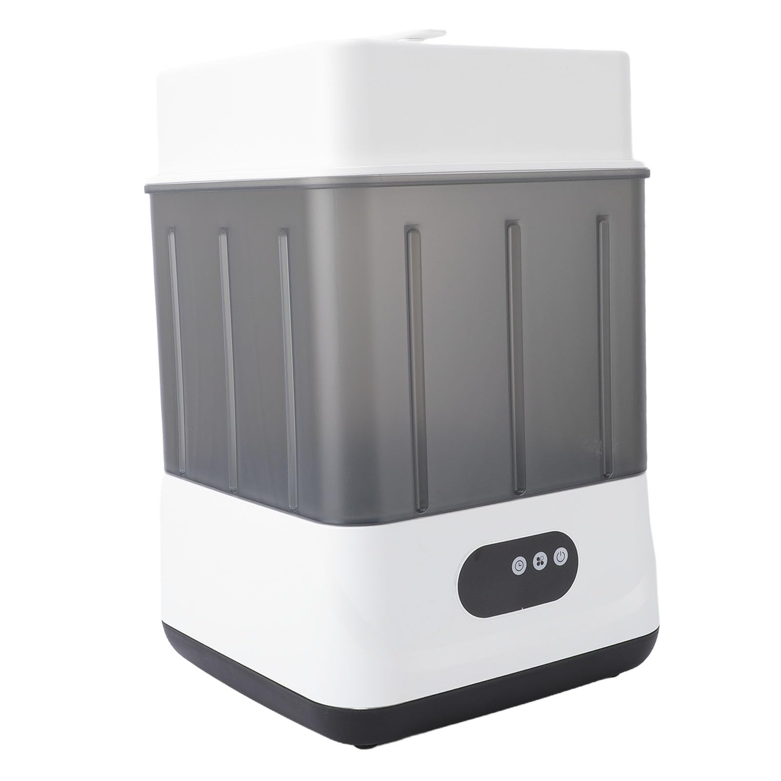 YWBL-WH Elektrischer Dampf-Babyflaschentrockner, Polypropylen, 2-in-1-Funktionalität, 100 °C Dampf Zur Sterilisation, Fasst 6 Bis 12 Flaschen, Perfekt für Vielbeschäftigte Eltern (EU-Stecker)