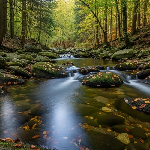 Peaceful Sound of Water for Study and Focus Podcast Por arte de portada