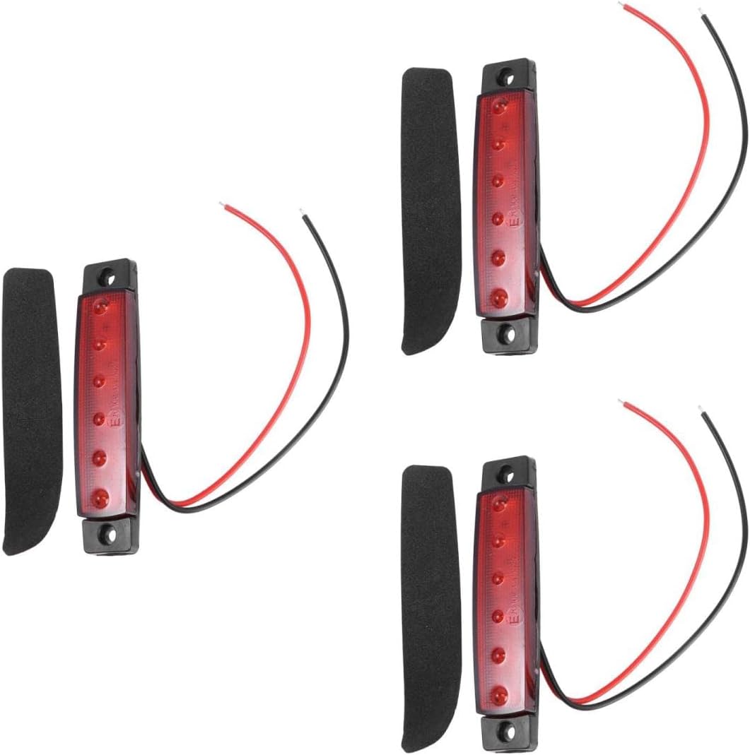 CALLARON 3pcs 6 12v Trailer Tail Light Kit Tail Lights Turn Signal for Universal Mount