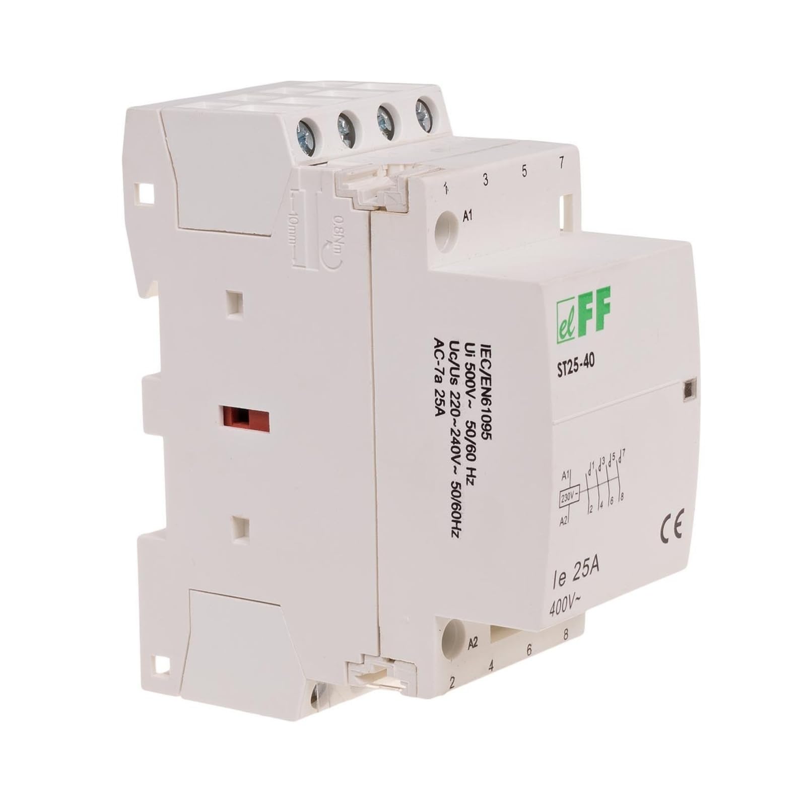 Modułowy stycznik mocy stycznik 25A 230V 4Z ST25-40 szyna Stycznik instalacyjny Stycznik prądowy 4161