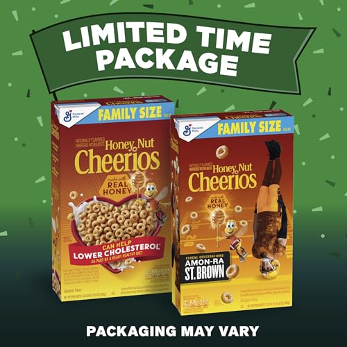 image for Honey Nut Cheerios, Heart Healthy Gluten Free Breakfast Cereal with Wh