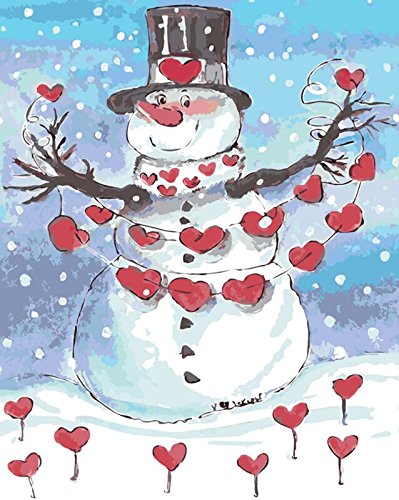 YEESAM ART Novità Dipingere con i numeri adulti bambini albero dei
